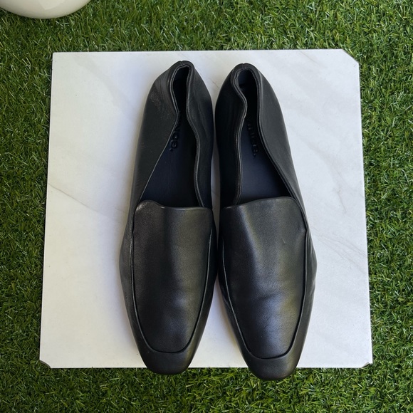 VINCE Women's Brette Loafers Black soft leather size 7.5 - Picture 5 of 12